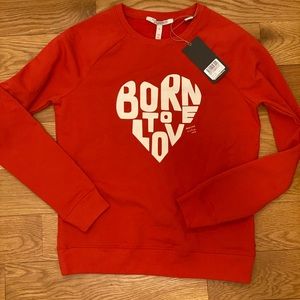 Scotch & Soda Amsterdam red sweater Size S NWT